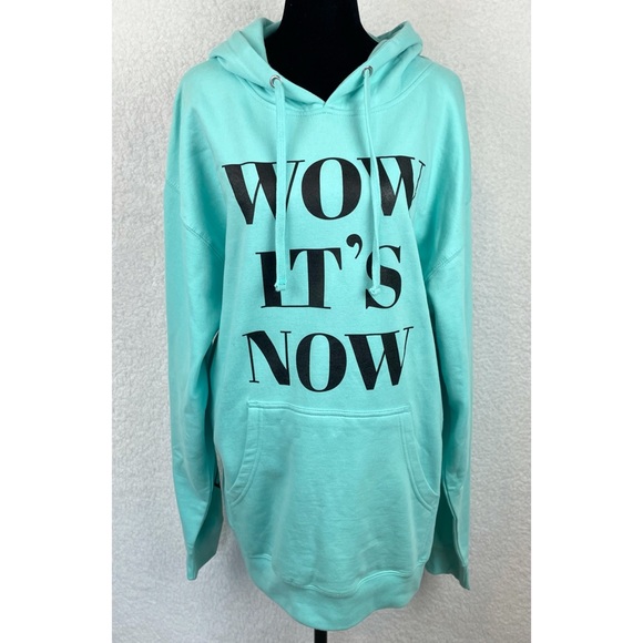 Light Blue “Wow It’s Now” Antarctica 2022 Pullover Hoodie - Picture 12 of 12